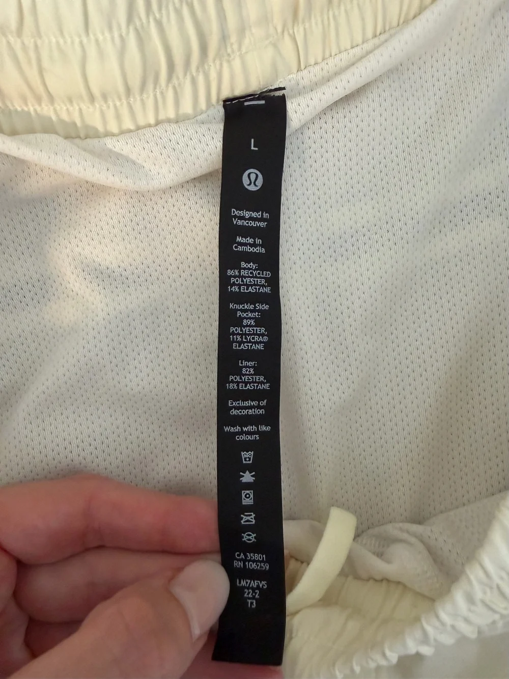 Lululemon Pace Breaker Lined Short 9